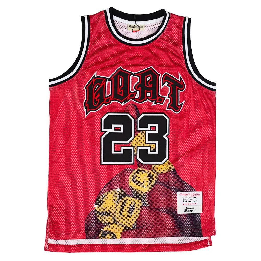 JORDAN GOAT SIX RINGS BASKETBALL JERSEY
